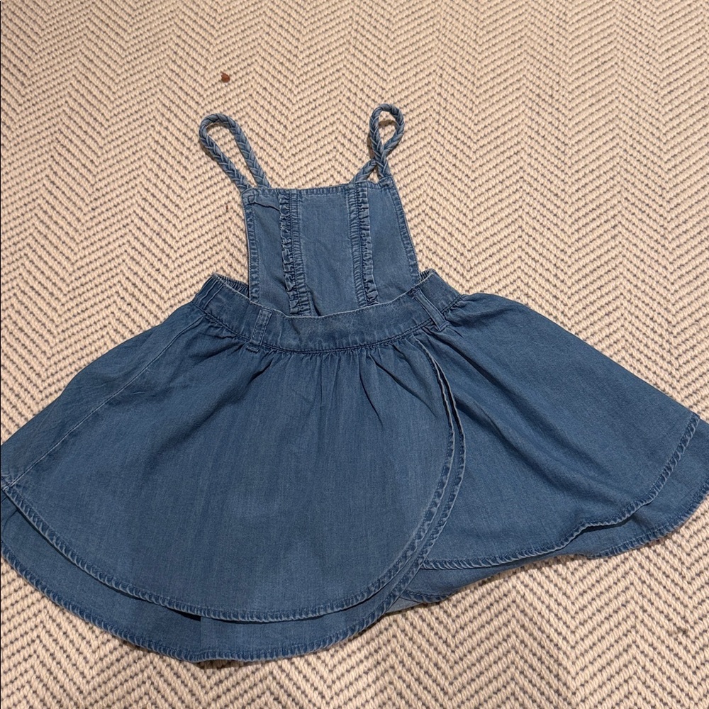 Naya Blue Denim Top with Braided Straps